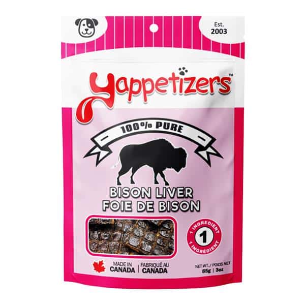 Yappetizers - Dehydrated Bison Liver (85g)