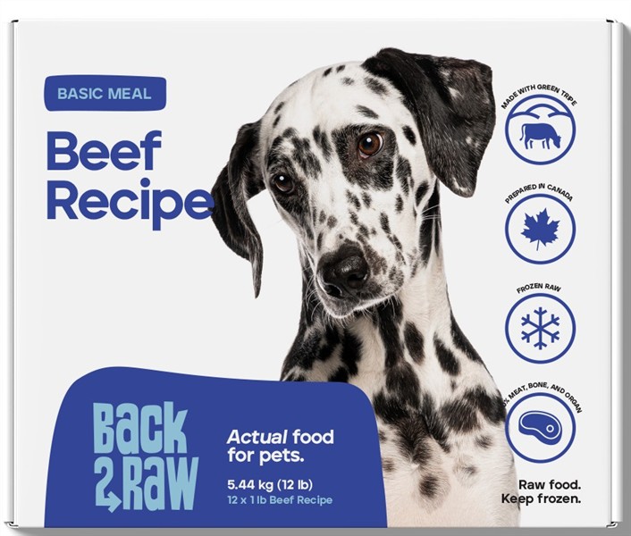 Back2Raw - Basic Beef Recipe - 12 lbs