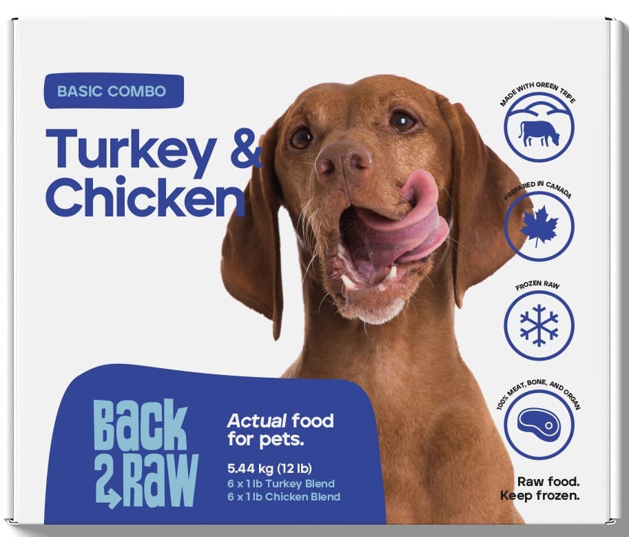 Back2Raw - Basic Turkey Blend / Chicken Blend Combo - 12 lbs