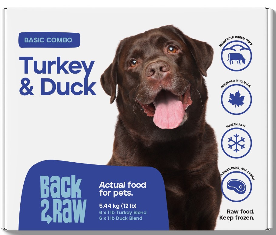 Back2Raw - Basic Turkey Blend / Duck Blend Combo - 12 lbs