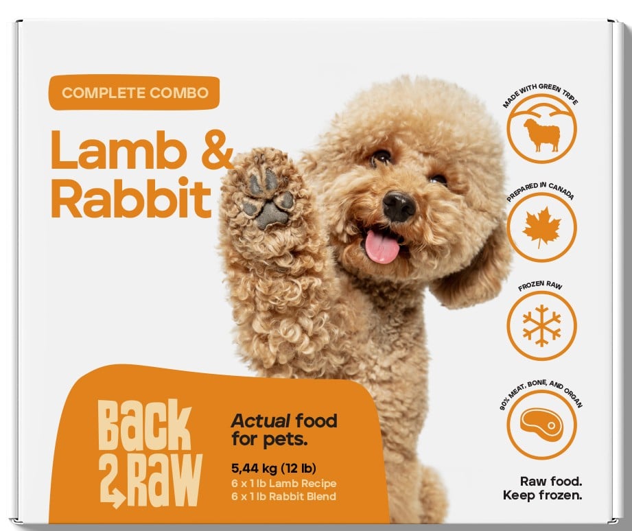 Back2Raw - Complete Lamb Recipe / Rabbit Blend Combo - 12 lbs