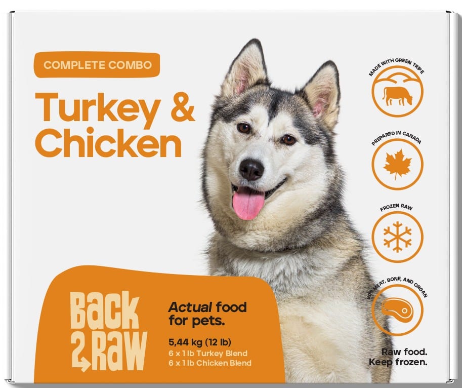 Back2Raw - Complete Turkey Blend / Chicken Blend Combo - 12 lbs