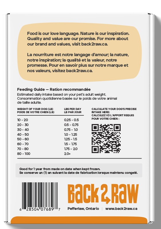 Back2Raw - Complete Lamb Recipe - 4lbs