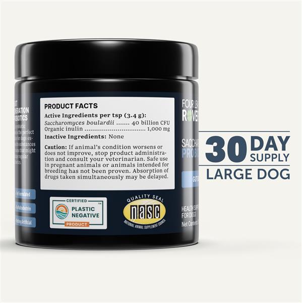 Four Leaf Rover - SACCHAROMYCES Boulardii (Yeast Probiotics)
