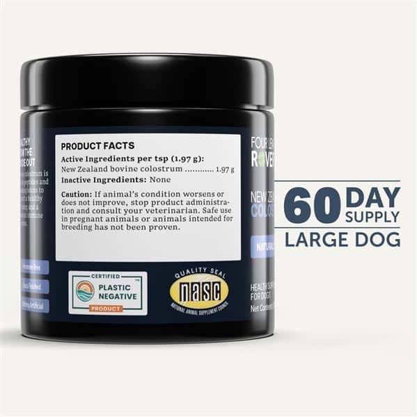 Four Leaf Rover - Bovine Colostrum (Immune Support for Dogs)